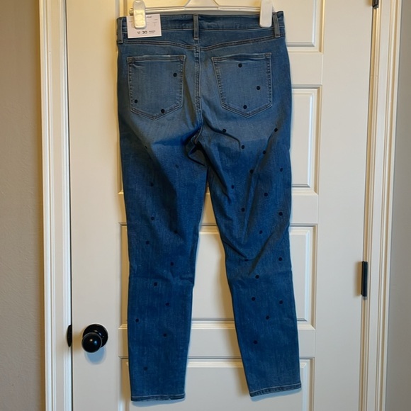 Fun polka dot Loft jeans - Picture 2 of 5
